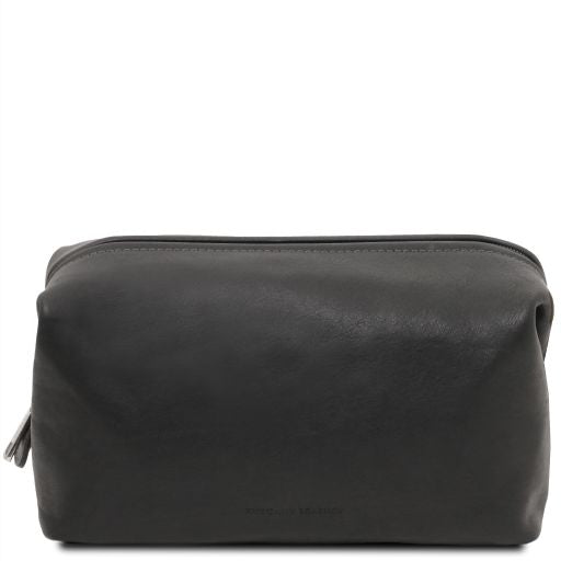Smarty - Leather toiletry bag - Large size